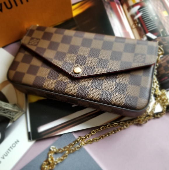 LOUIS VUITTON  Felicie Damier ebene - Picture 15 of 16
